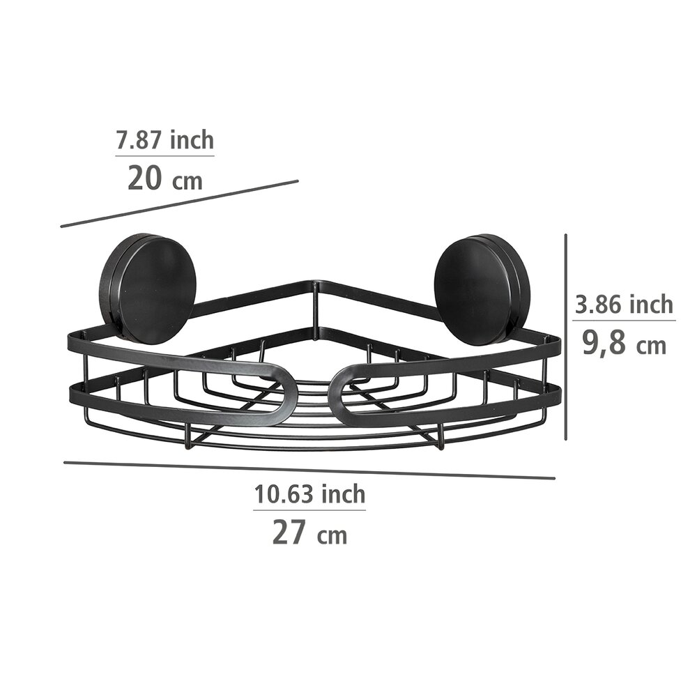 Static-Loc® Plus hoekplank Pavia Zwart