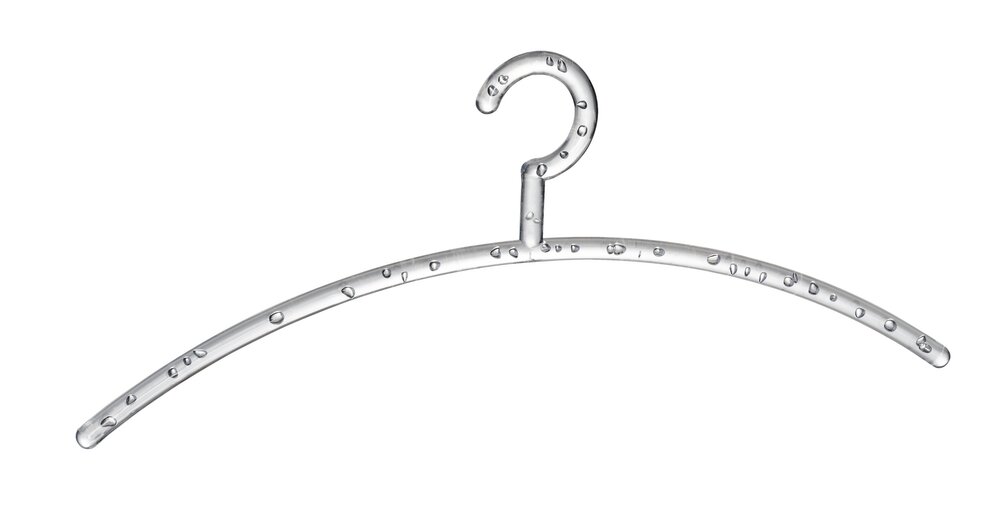 Kleerhanger Bubble Transparant set van 5