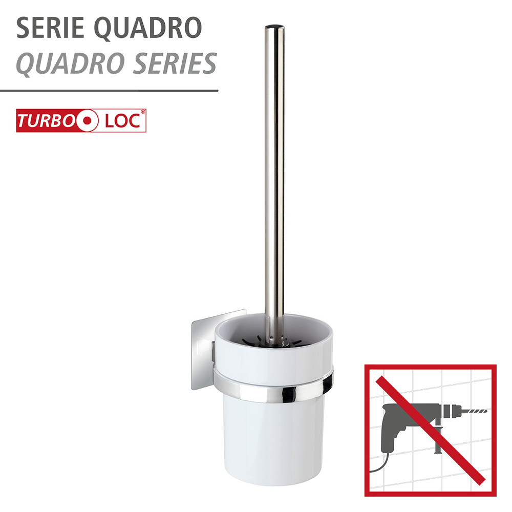 Turbo-Loc® WC-Garnitur Quadro  Befestigen ohne bohren