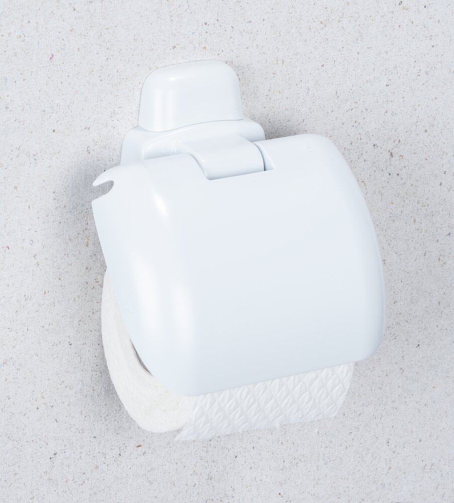 Toilettenpapierhalter Mod. Pure mit Deckel  inkl. Befestigungsmaterial