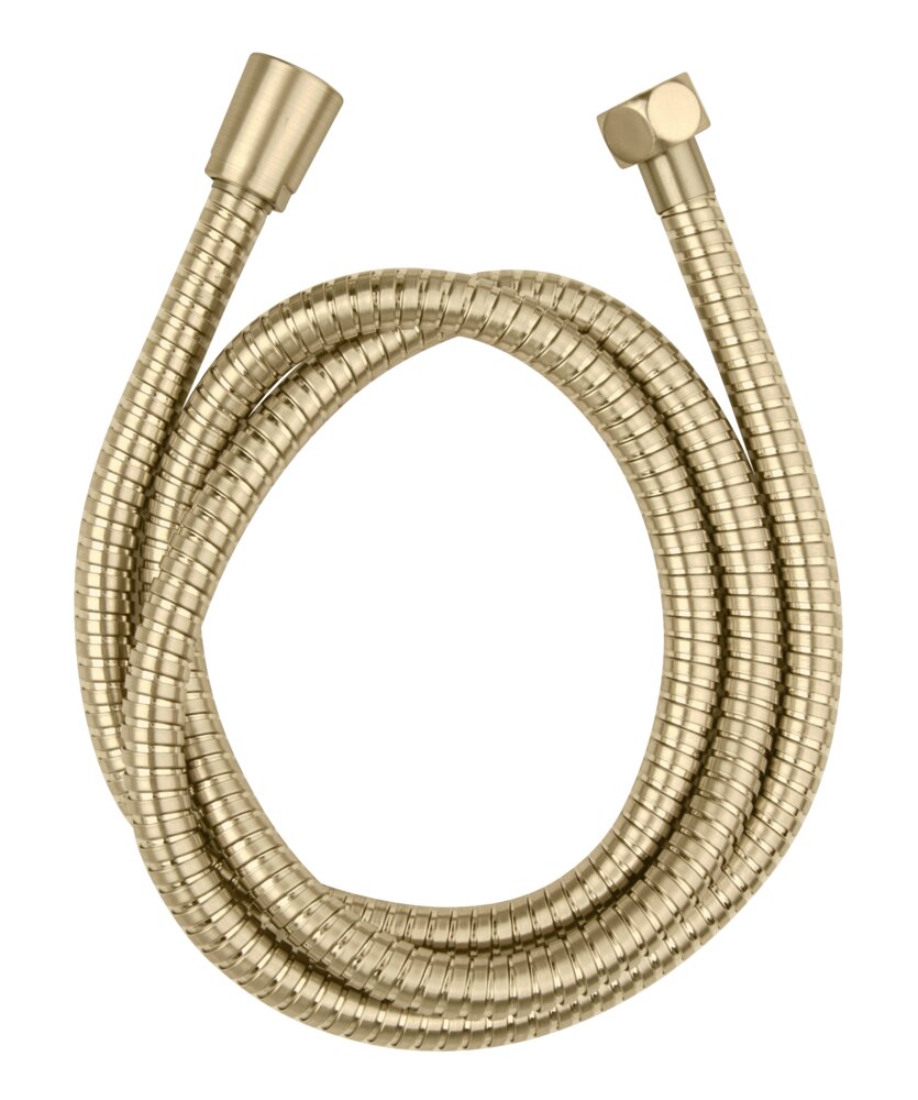 Edelstahl Duschschlauch Mod. Brass 150 cm Gold  1/2" Standardanschluss, Verdrehschutz