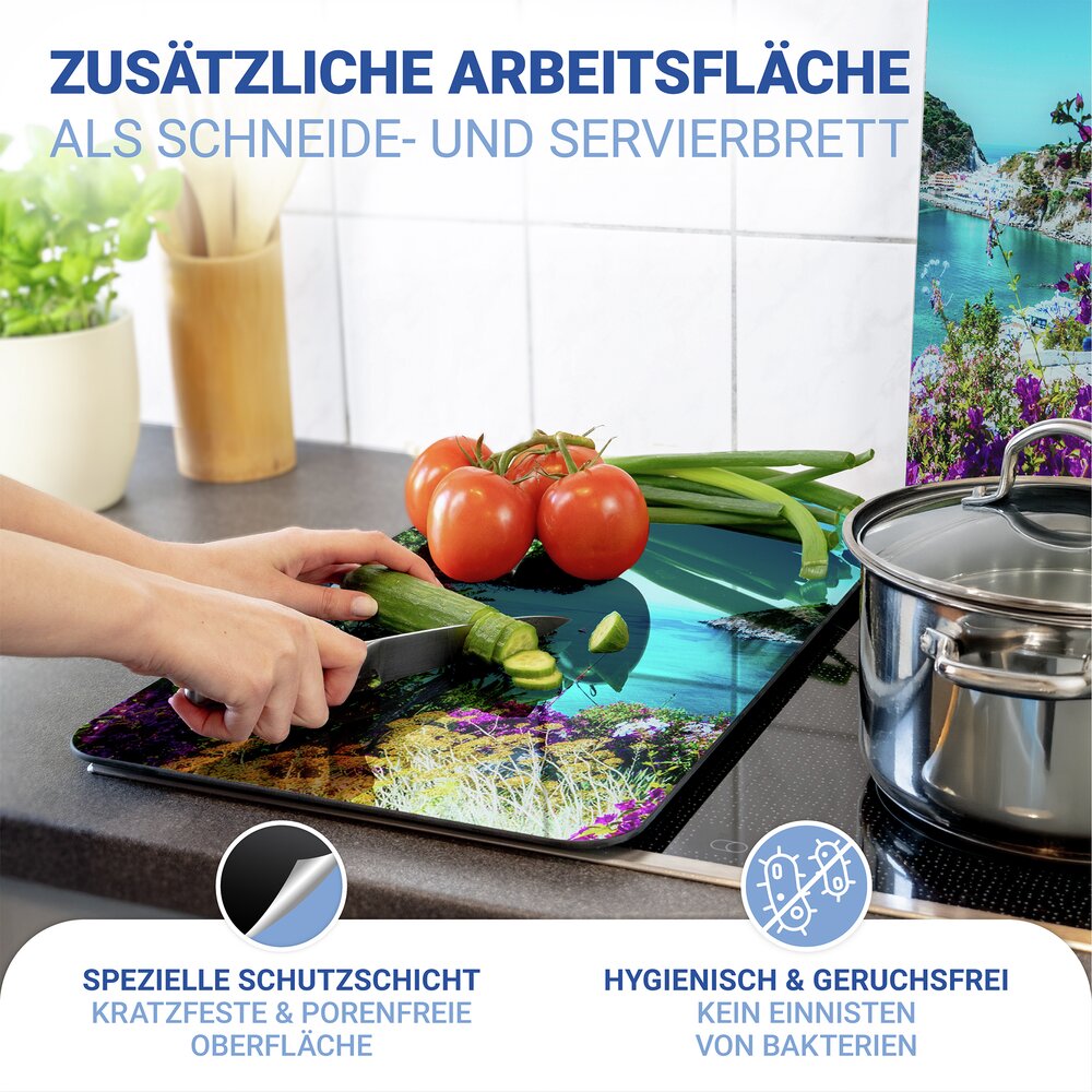 Fornuis Afdekplaten Universal Mod. Middellandse Zeekust, set van 2