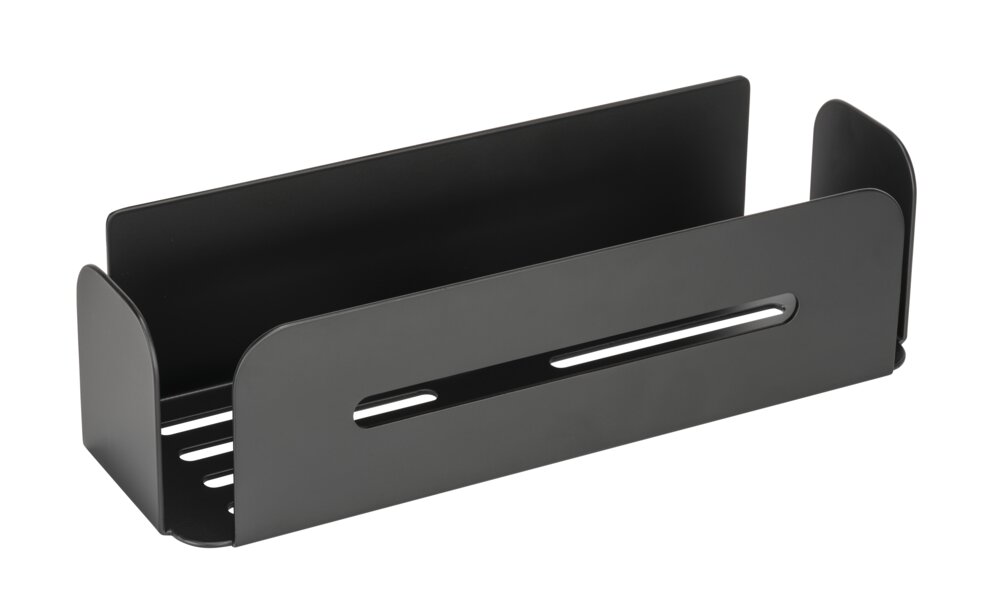 Turbo-Loc® Wandablage Mod. Bivio Black matt  aus Aluminium