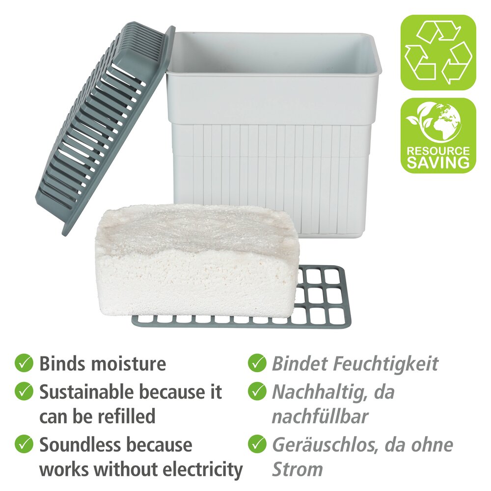 Absorbeur d'humidité 2 kg Gris