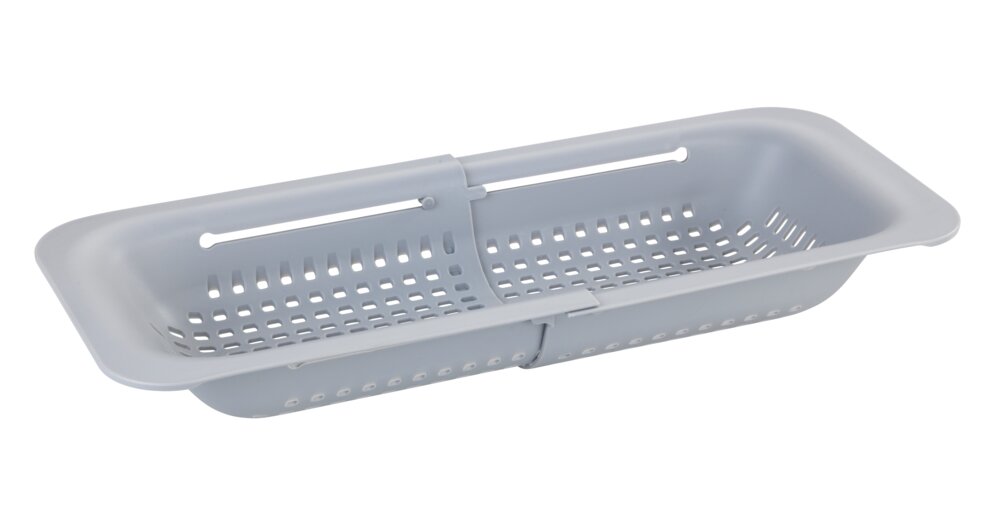 Spülbecken-Sieb Mod. Sivo Hellgrau  Ausziehbar bis 50 cm