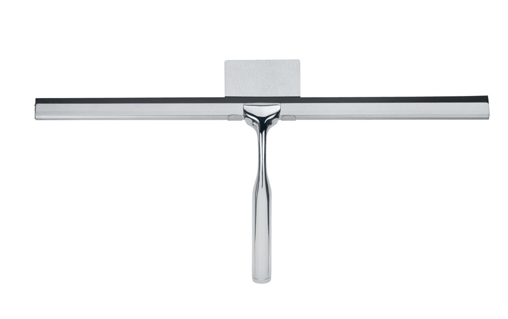 Badezimmerwischer Mod. Terni Jumbo  Duschabzieher mit Wandbefestigung zum Ankleben