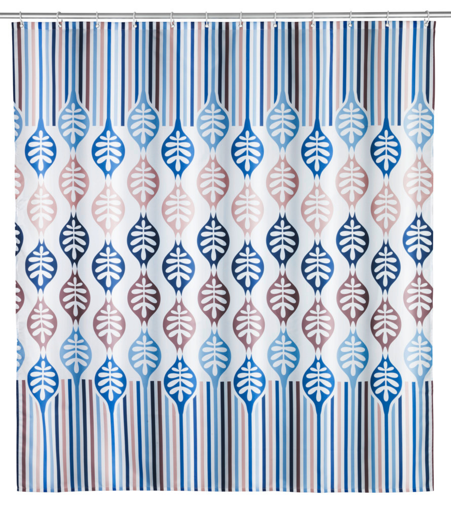 Duschvorhang Mod. Selu  180 x 200 cm, Textil (100 % recyceltes Polyester)