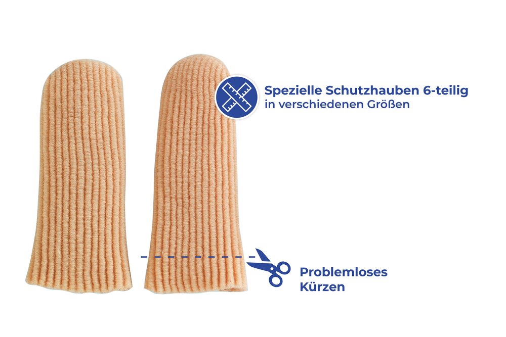 Finger-& Zehenschutz Set Mod. Soft, 6-teilig  zur optimalen Druckentlastung