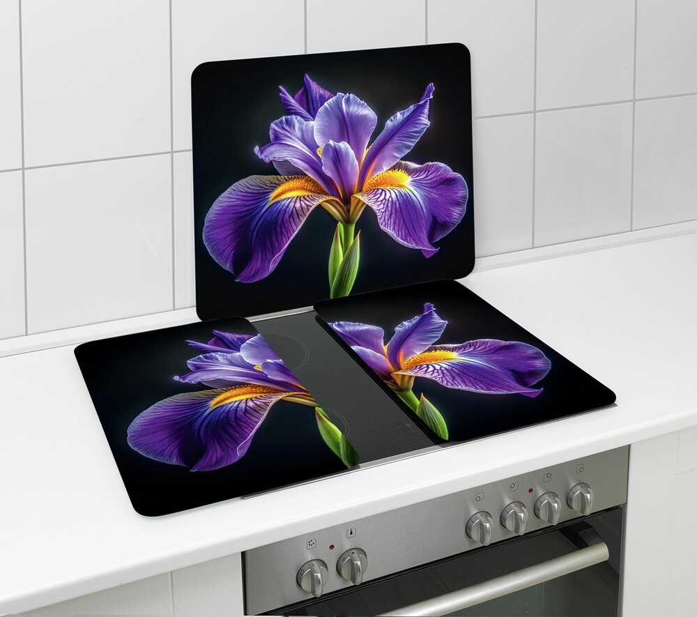 Multi-Platte Mod. Iris  Abdeckung, Spritzschutz und Schneidebrett