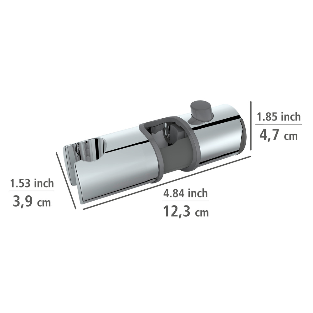 Brausegleiter Mod. Libertà Chrom  einfache Höhenverstellung