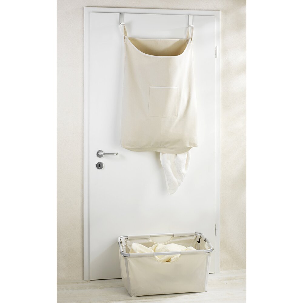 Über-Tür Wäschesammler Mod. Canguro Beige 65 l