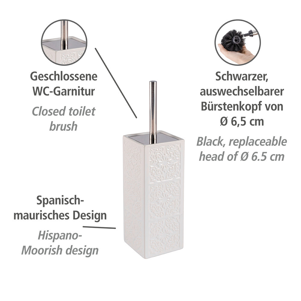 WC-Garnitur Mod. Cordoba Weiß  hochwertige Keramik