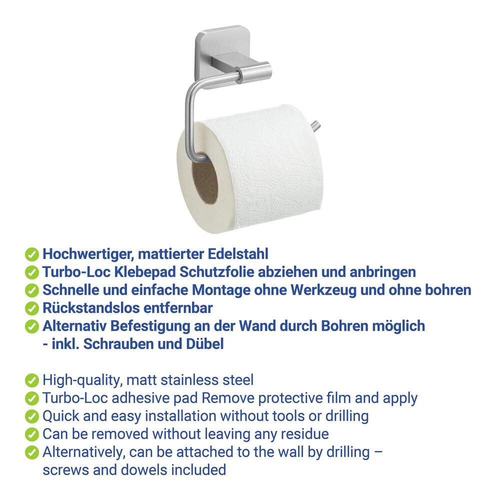 Turbo-Loc® Toiletrolhouder Mod. Porto Mat