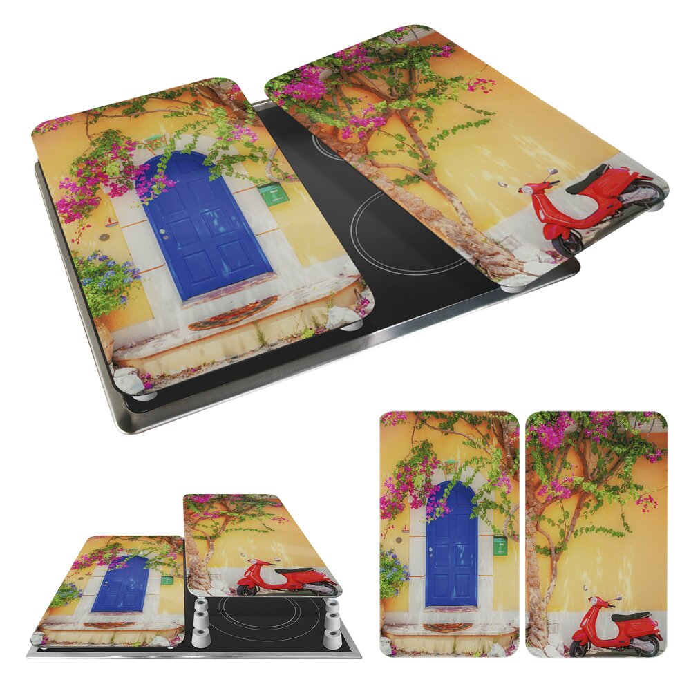 Herdabdeckplatte Universal Mod. Dolce Vita, 2er Set  für alle Herdarten geeignet