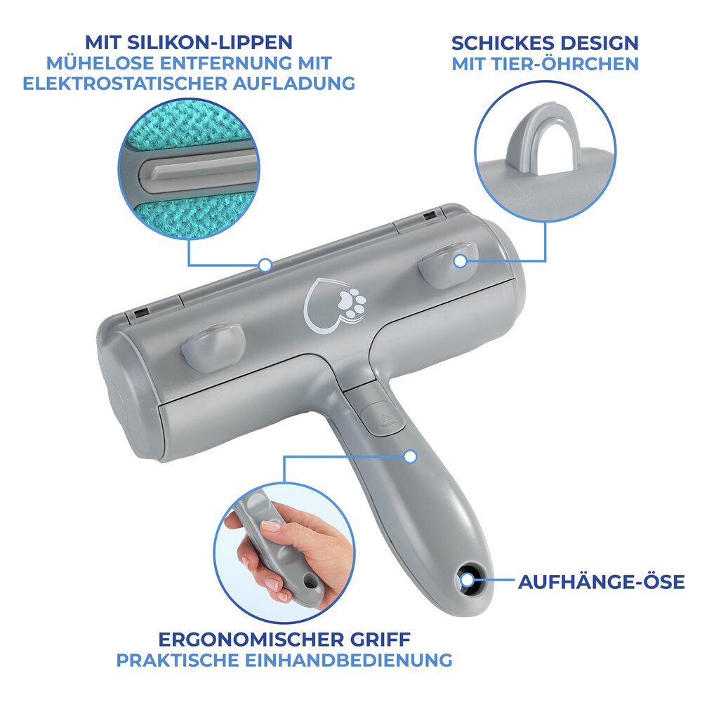 Tierhaar-und Fussel Entferner Premium  stromlose Einhandbedienung