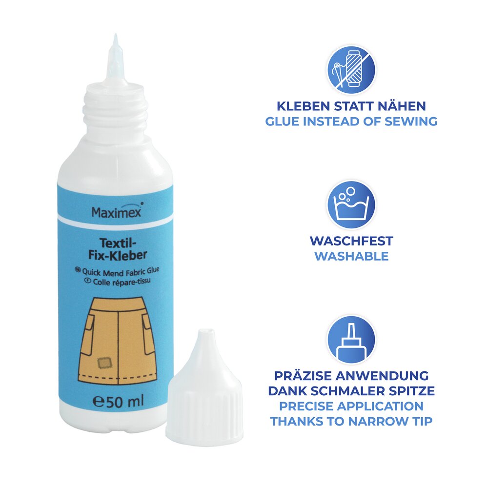 Textil-Fix Kleber 2er Set  2 x 50 ml