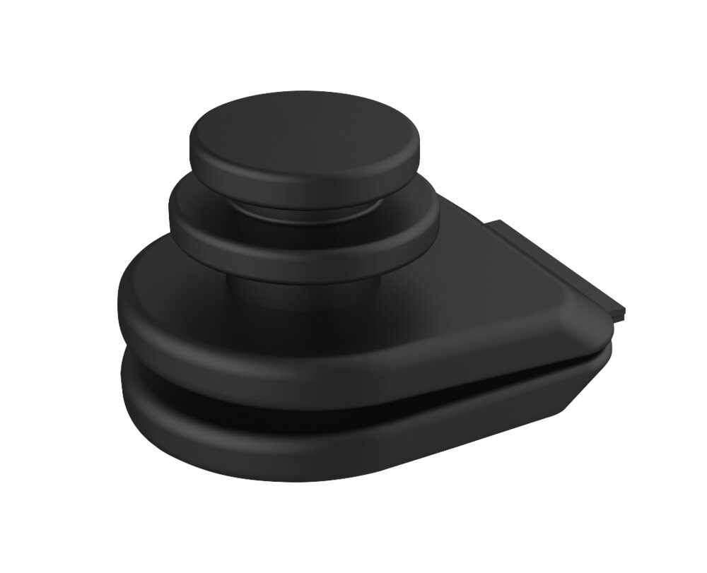 Patins pour rideaux de douche Jete Noir, set de 16 pièces  Patins de rechange