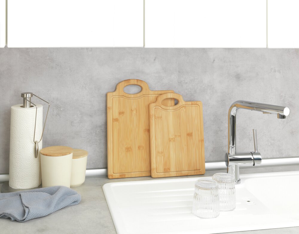 Snijplank Mod. Berni, naturel, bamboe, 30x20x1,5 cm