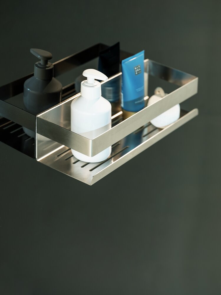 Turbo-Loc® Wandablage Mod. Genova Matt  Befestigen ohne Bohren mit Spezial-Klebepad