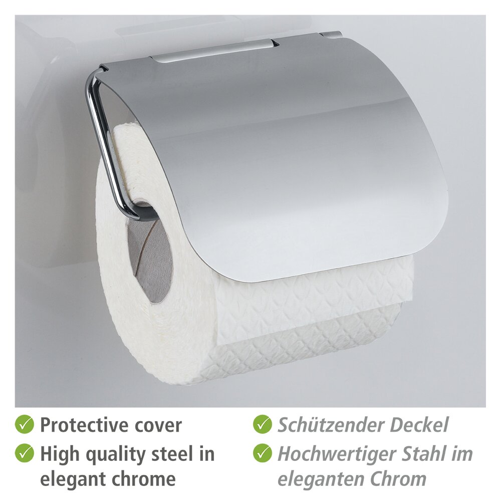 Static-Loc® Plus toiletrolhouder met deksel Osimo