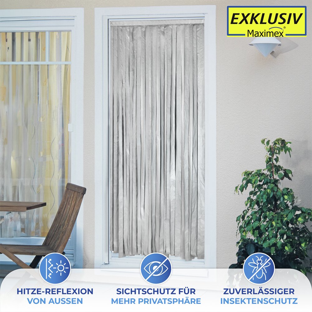 Rideau de porte Thermo 2 en 1  réduit le réchauffement des pièces intérieures