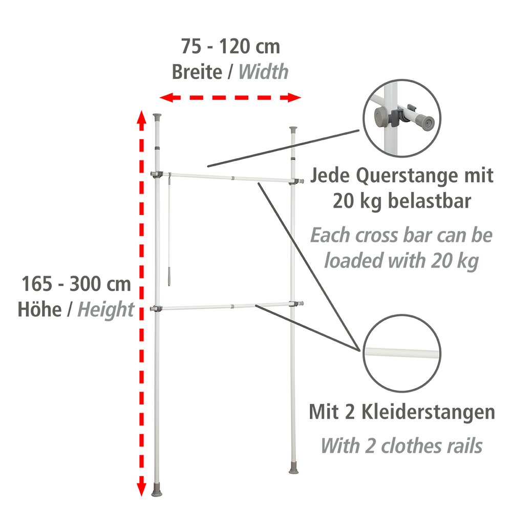 Herkules Basic telescopisch kastsysteem