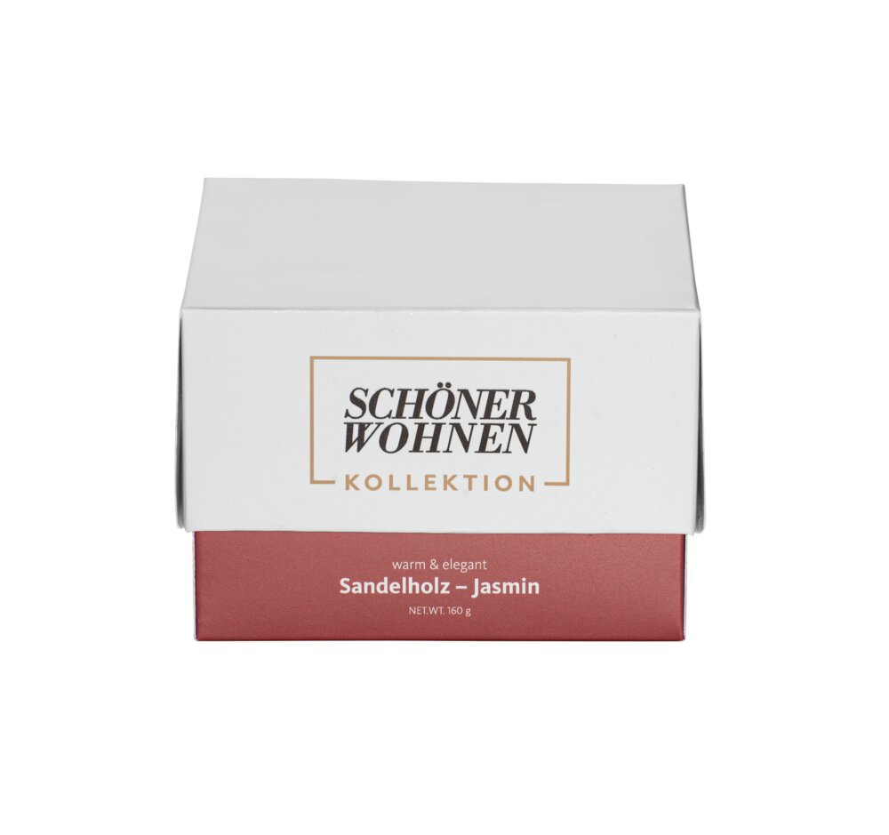 Collection SCHÖNER WOHNEN Bougie parfumée Mod. Sandalwood M, lot de 2  Durée de combustion : 30 - 40 heures