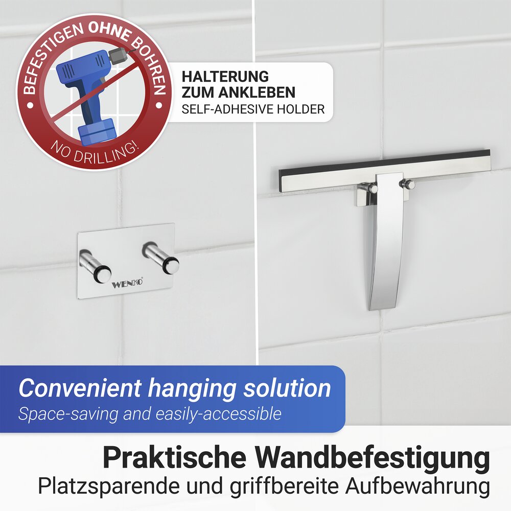 Badezimmerwischer Mod. Gela  rostfrei