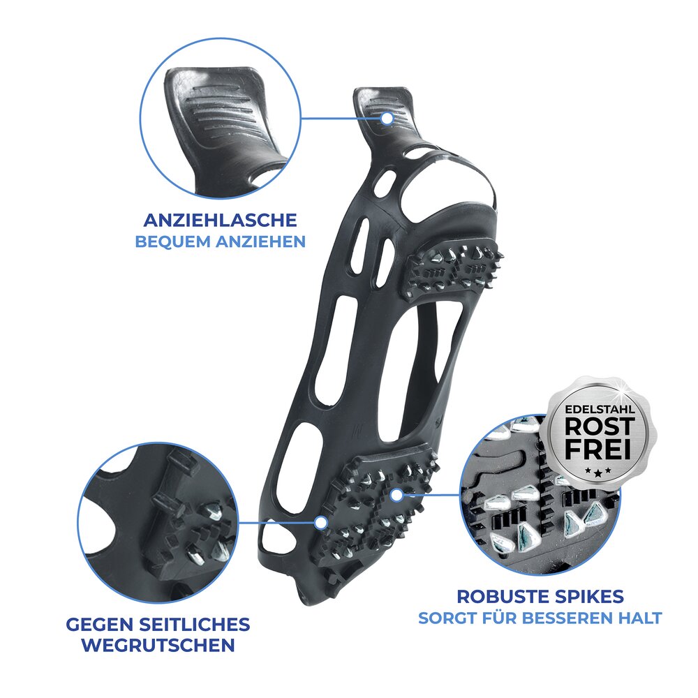 Schuhspikes Mod. Profi Größe 37-41  fester Halt bei Eis und Schnee