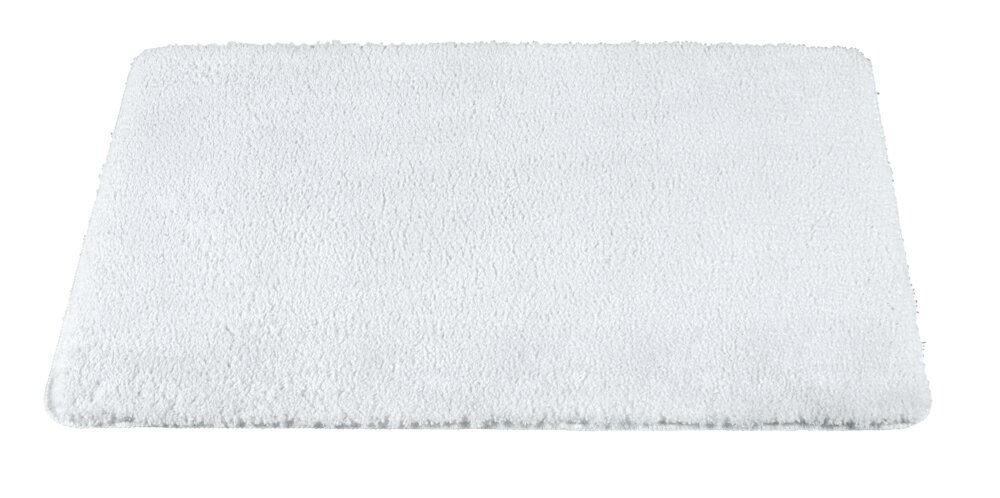 Badmat Mod. Badia, wit, polyester, 60x90 cm