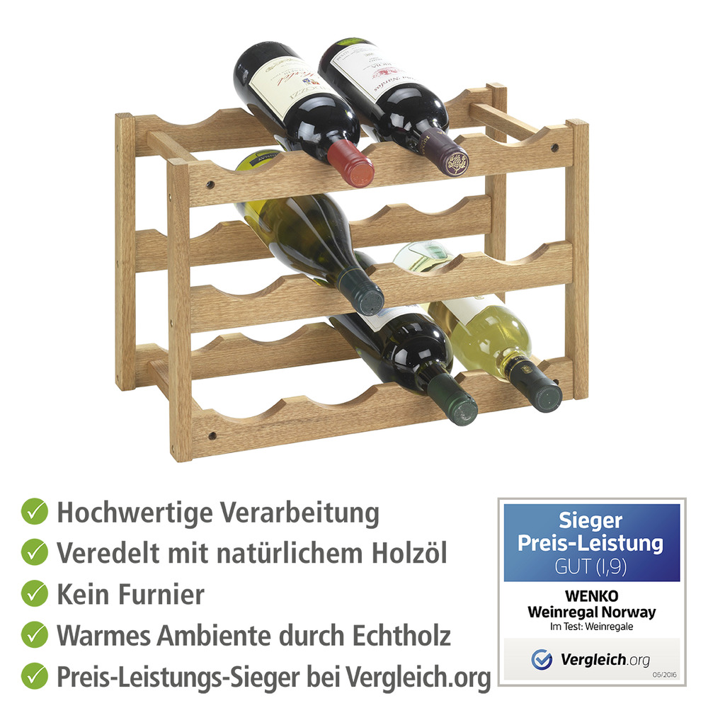 Weinregal Norway  für 12 Flaschen