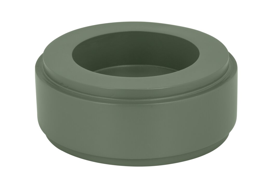 Bougeoir Mod. Canvel L, Vert  Verre pour bougie chauffe-plat, intérieur & extérieur