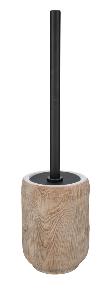 Garniture WC Florio  en céramique à l'aspect bois