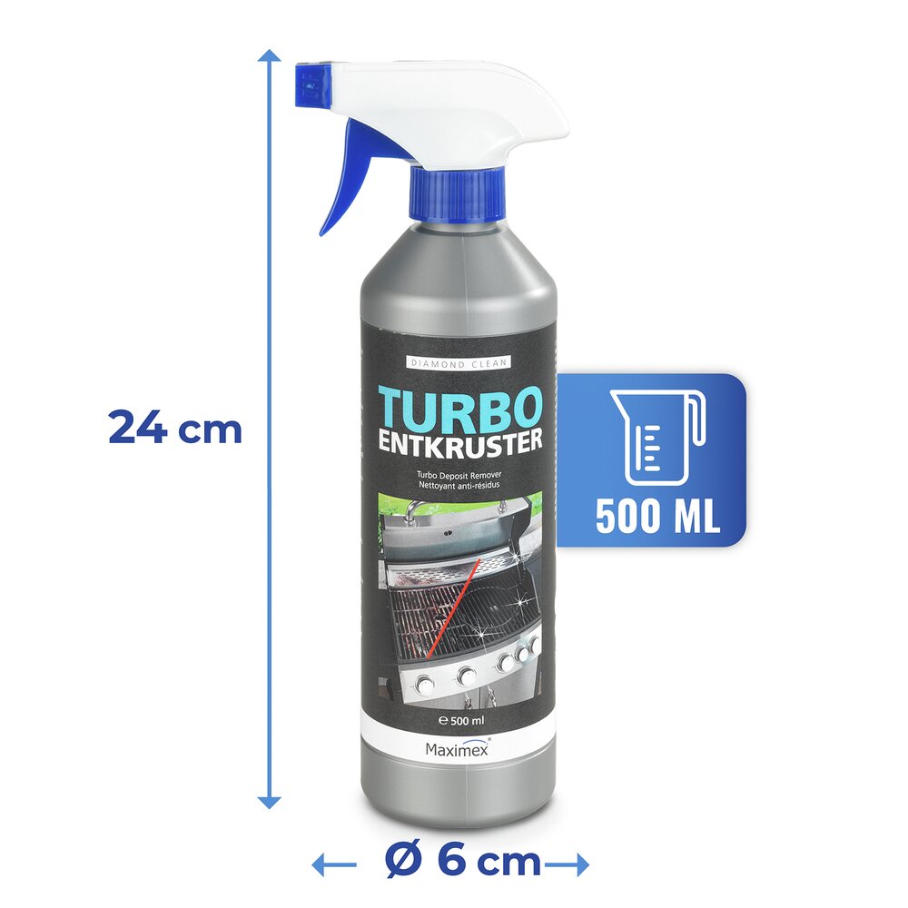 Mod. Diamond Clean Turbo-Entkruster, 500 ml  effektiver Reiniger gegen Verschmutzungen