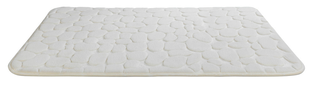 Badteppich Memory Foam Mod. Pebbles Beige  50 x 80 cm