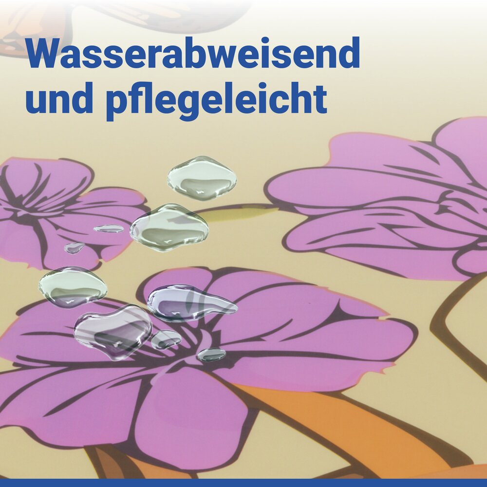 Spann-Tischdecke Mod. Frühling, Ø 70 - 86 cm  für Garten und Outdoor-Bereich