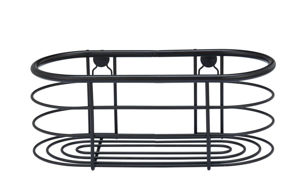 Roestvrij stalen wandplank Trestina zwart