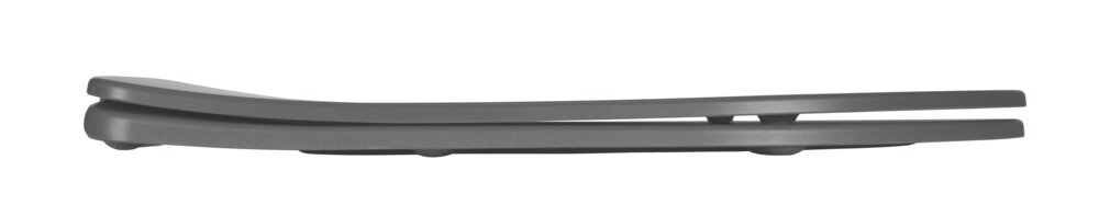 WC-Sitz Mod. Galati Anthrazit matt  aus Duroplast, Soft-Touch-Effekt