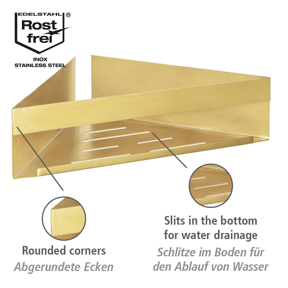 Turbo-Loc® hoekplank Genova Gold Matt