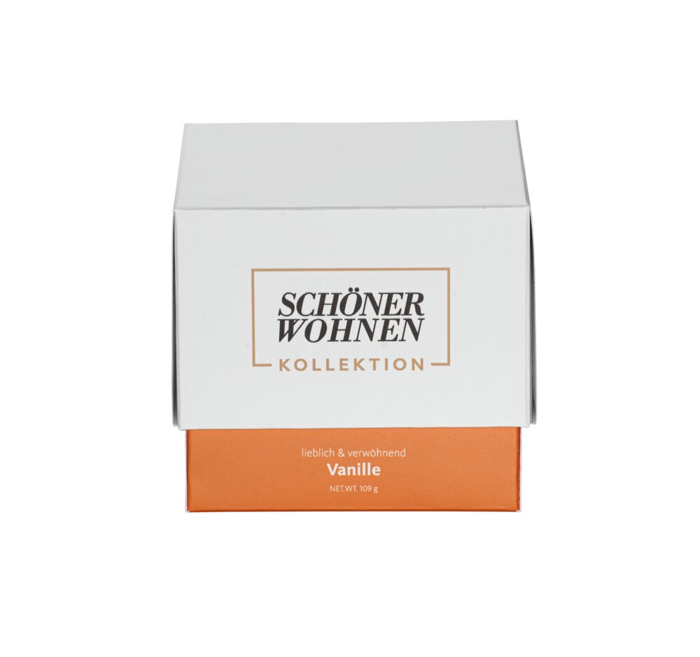 Collection SCHÖNER WOHNEN Bougie parfumée Mod. Vanilla S, lot de 2  Durée de combustion : 20 - 25 heures