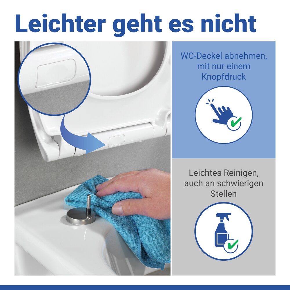 Toiletbril Mod. Vorno Neo Wit