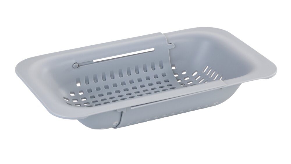 Spülbecken-Sieb Mod. Sivo Hellgrau  Ausziehbar bis 50 cm