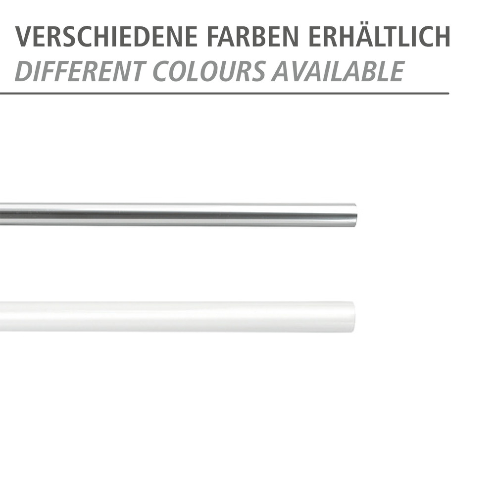 Teleskop-Duschstange Chrom 70 - 115 cm  aus rostfreiem Aluminium