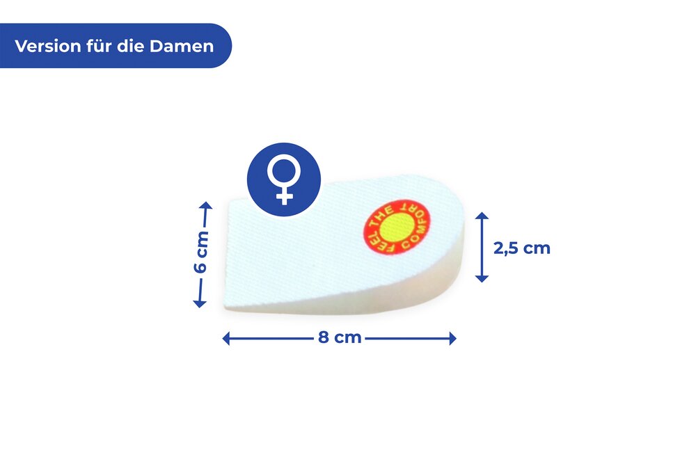 Comfort Foam Fersenkissen Damen  wohltuend bei Fersensporn