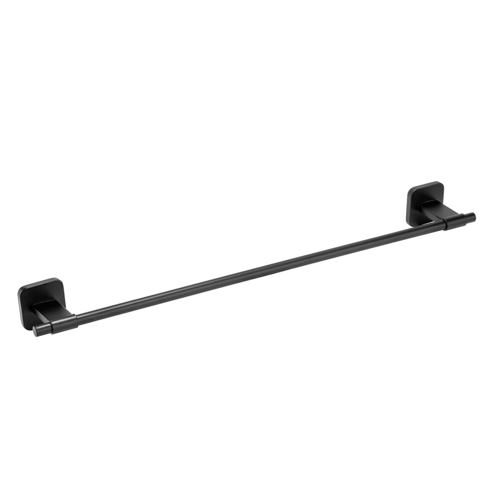Turbo-Loc® porte-serviettes Uno Mod. Porto Black 40 cm  montage sans perçage