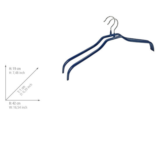 Formbügel Mod. Slim, 2er Set