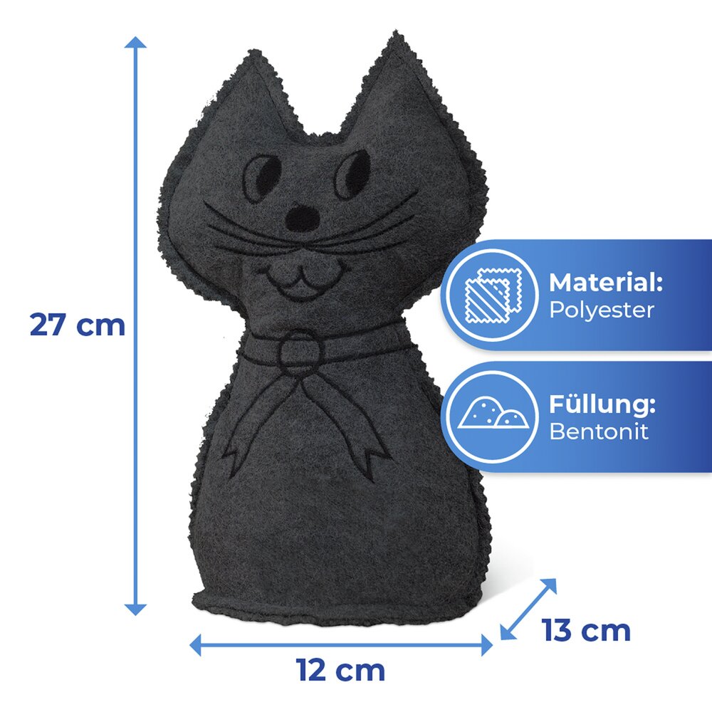Raumentfeuchter Mod. Katze, 2er Set  schwerer Türstopper