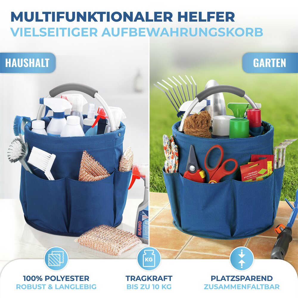 Universele schoonmaakcaddy 16 l, blauw