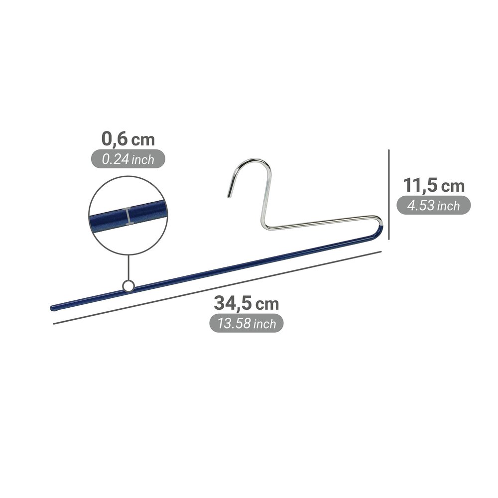 Hosenbügel Mod. Baggy 1  rutschhemmend beschichtet