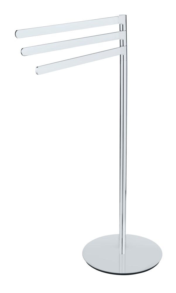 Edelstahl Handtuchständer Mod. Polvano  3 bewegliche Arme